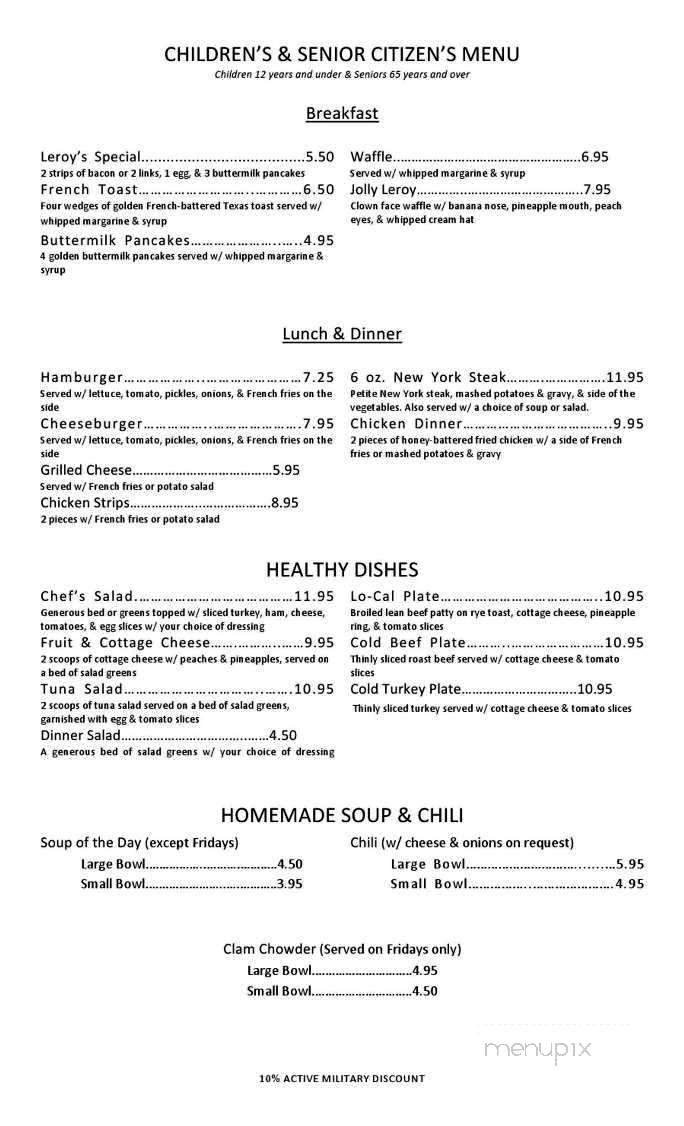 Menu page 7