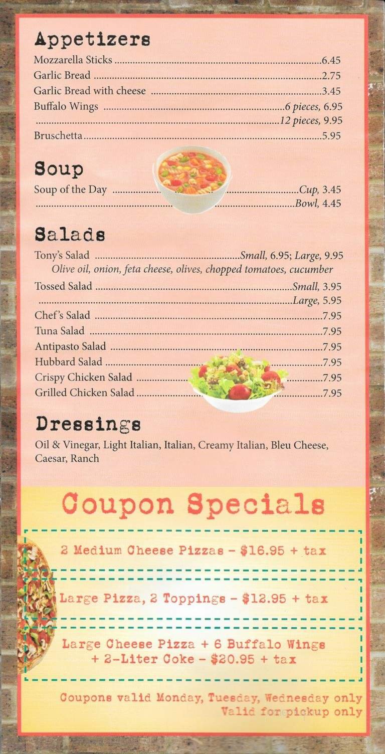 Menu page 5