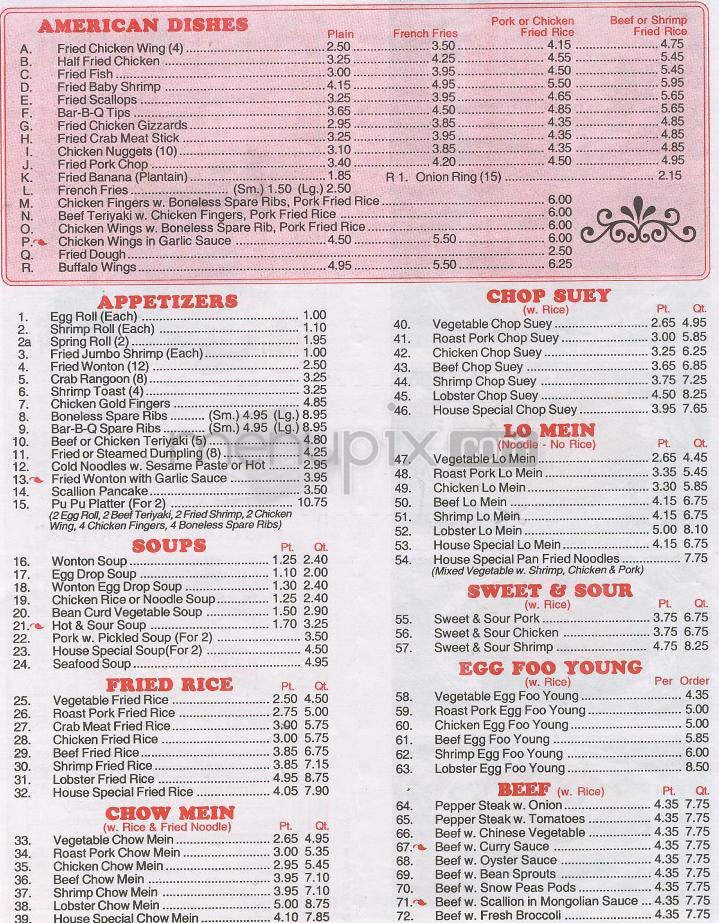 Menu page 2