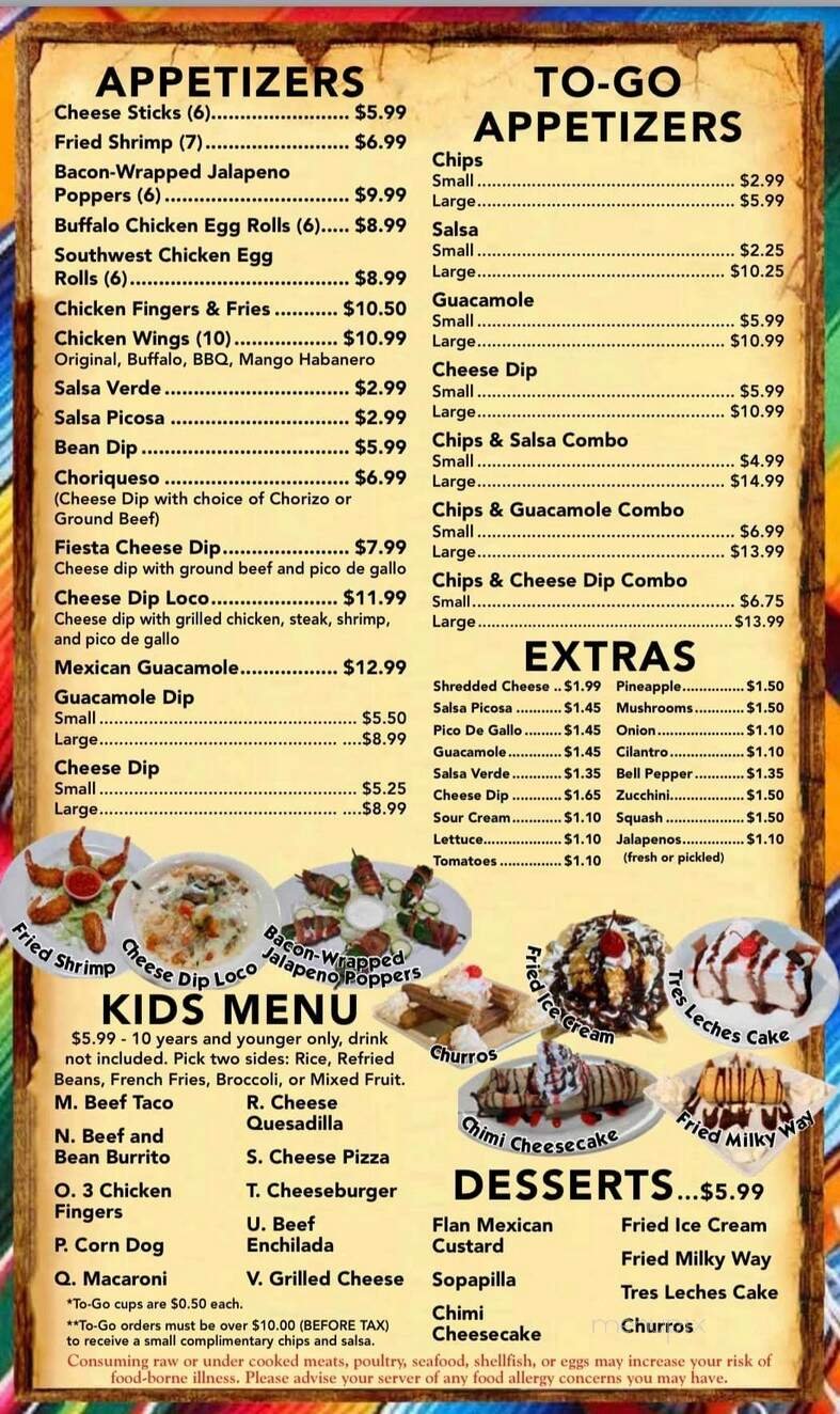 Menu page 5