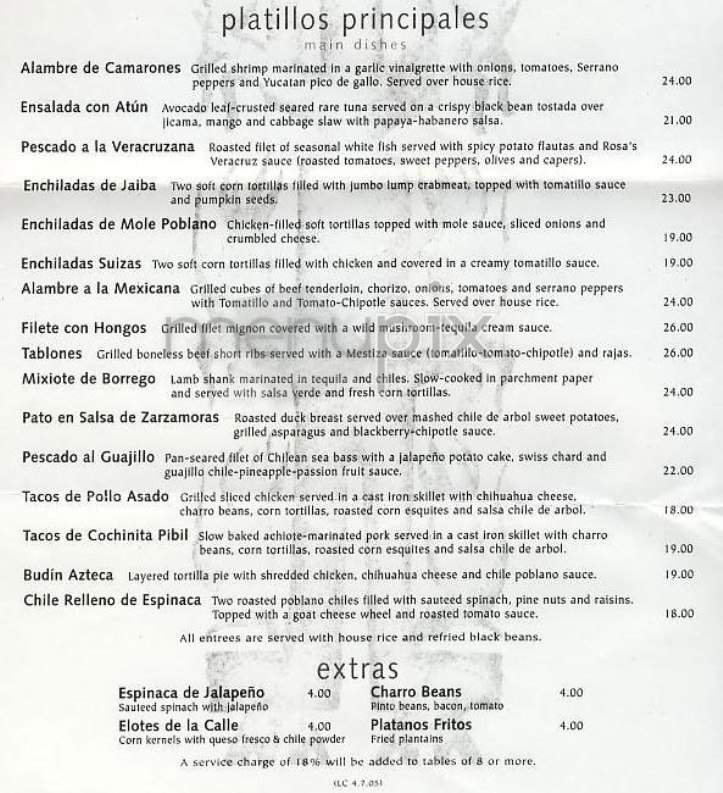 Menu page 2