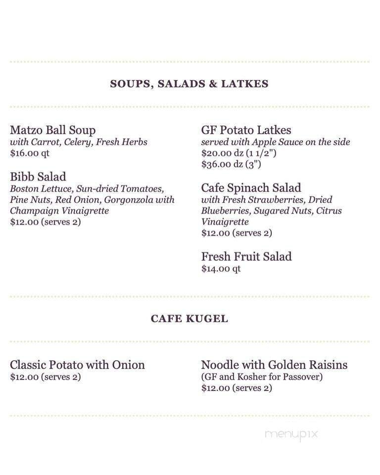 Menu page 8