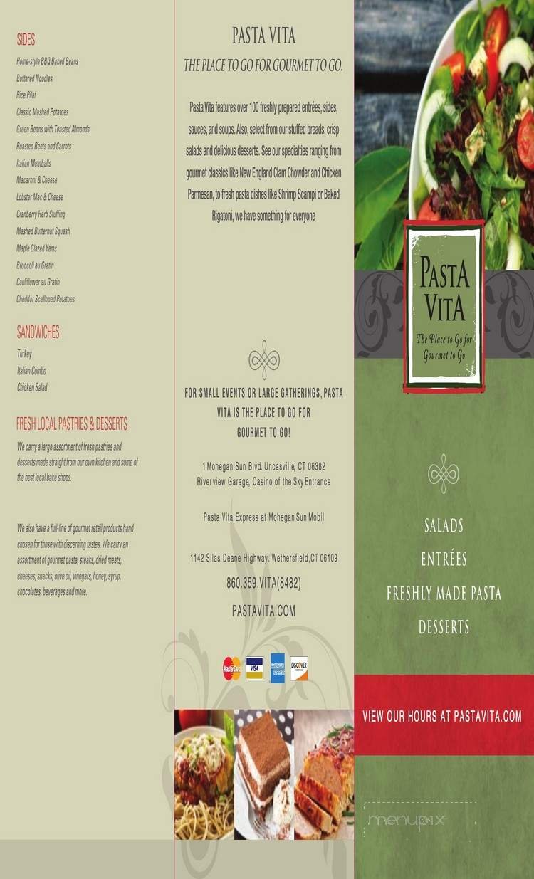 Menu page 1