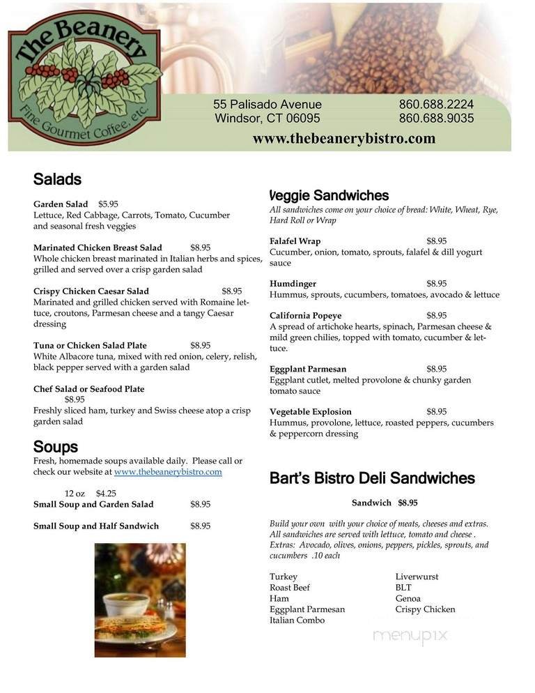 Menu page 1
