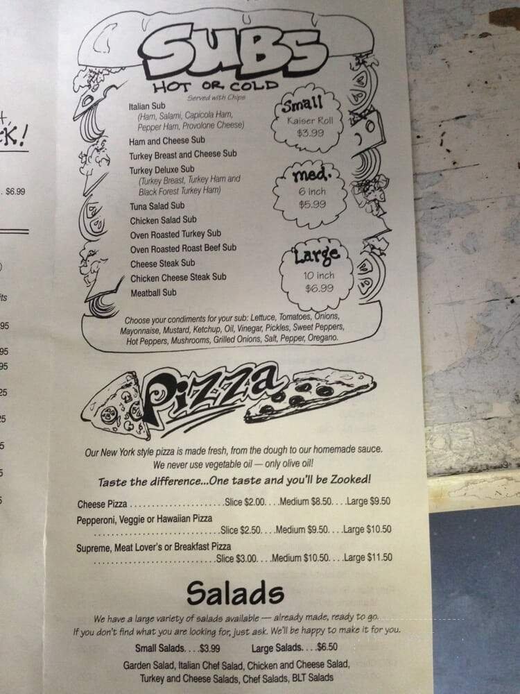 Menu page 4