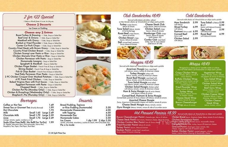 Menu page 3