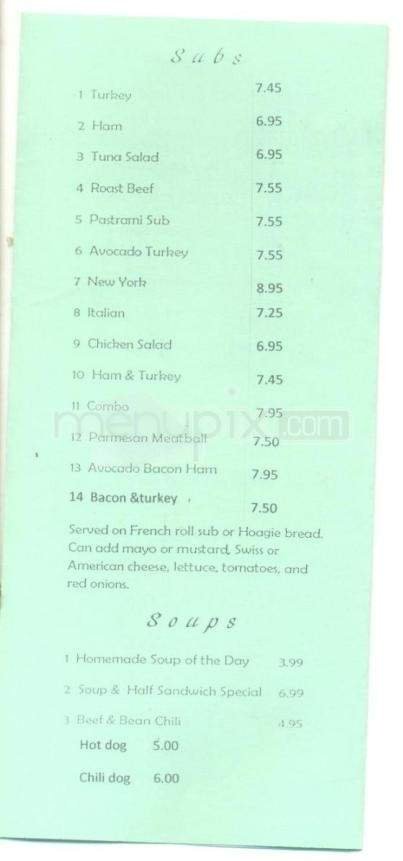 Menu page 3