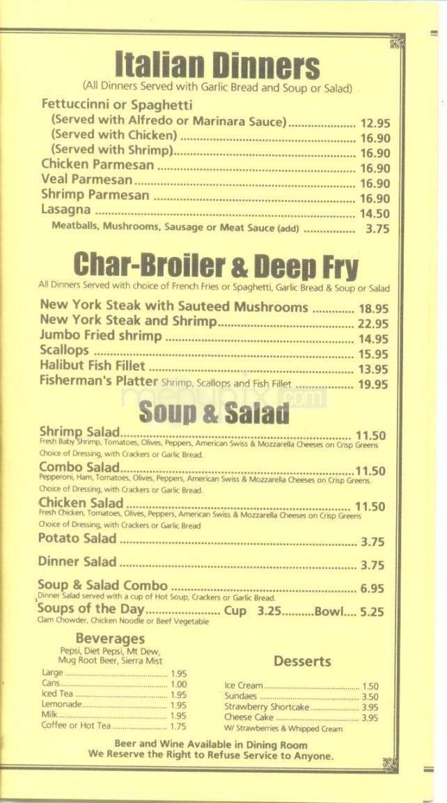 Menu page 4