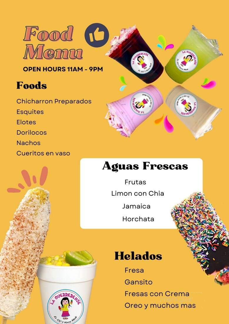Menu page 1