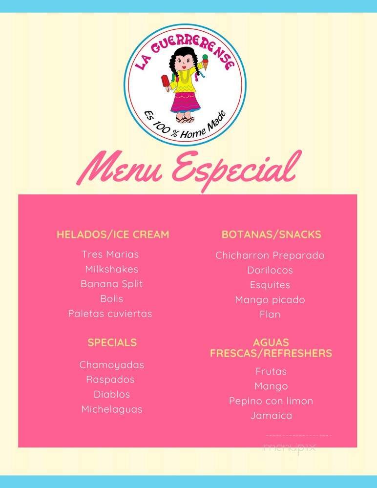 Menu page 2