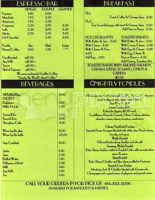 Menu page 2