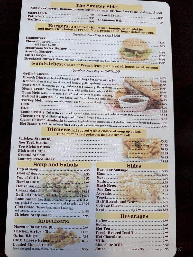 Menu page 1
