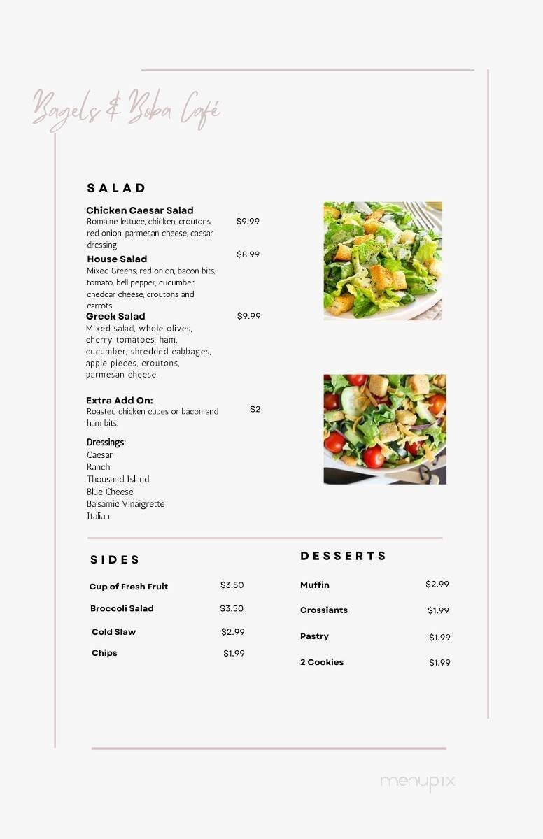 Menu page 3