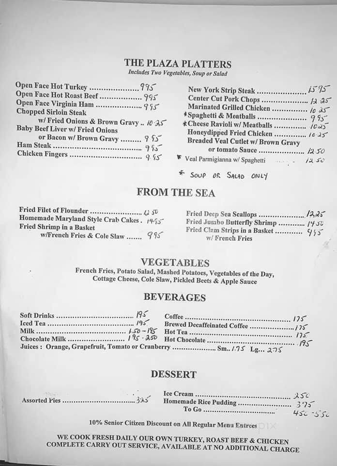 Menu page 1