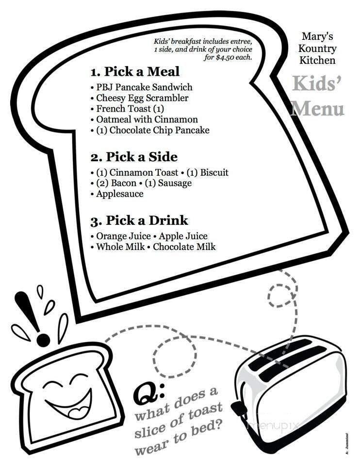Menu page 2