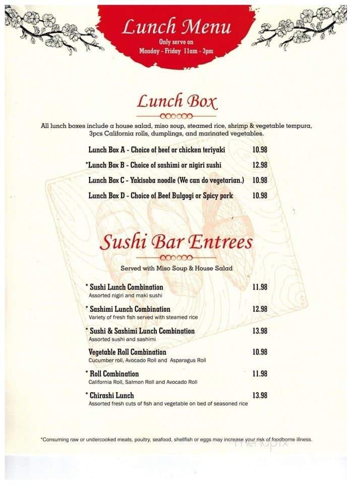 Menu page 1
