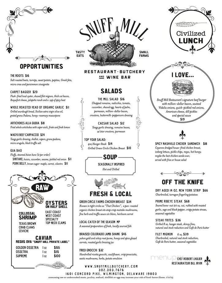 Menu page 3