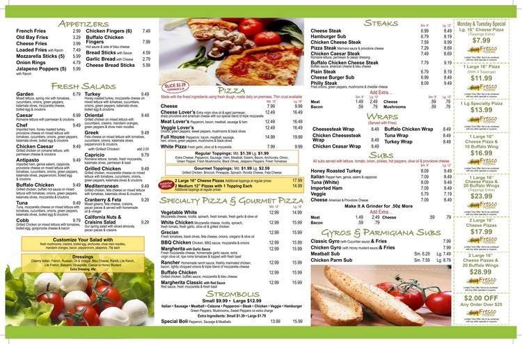 Menu page 2