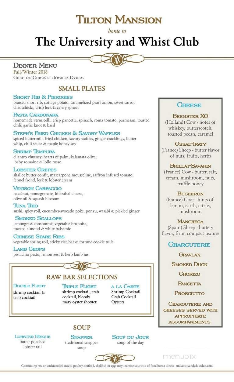 Menu page 3