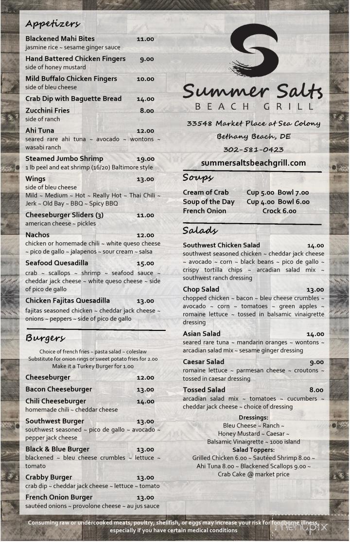 Menu page 3