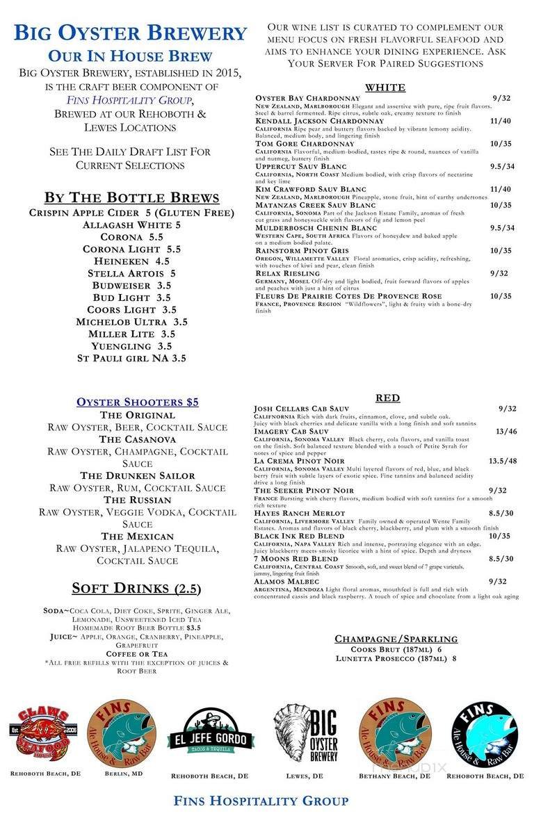 Menu page 5