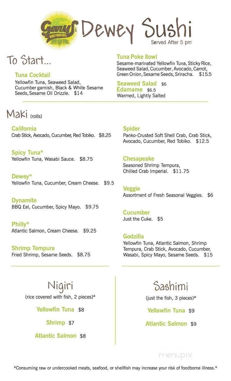 Menu page 4