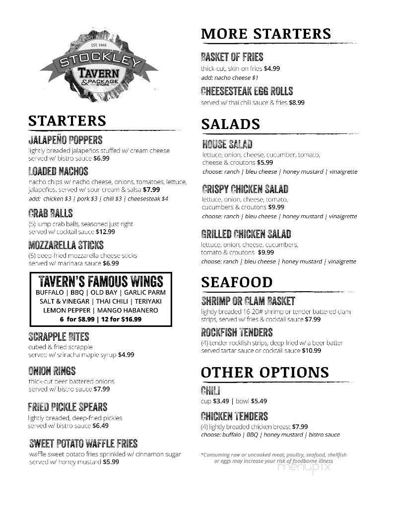 Menu page 7