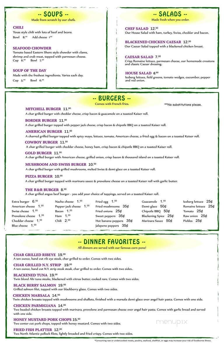 Menu page 2