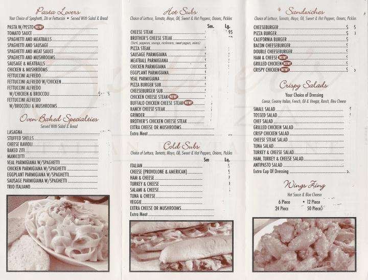 Menu page 2
