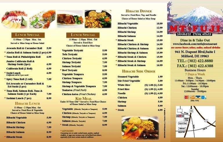 Menu page 2