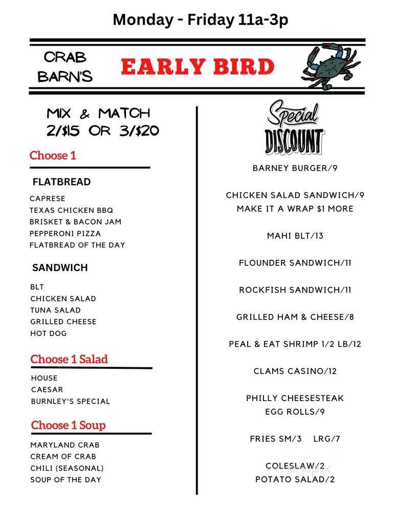 Menu page 1