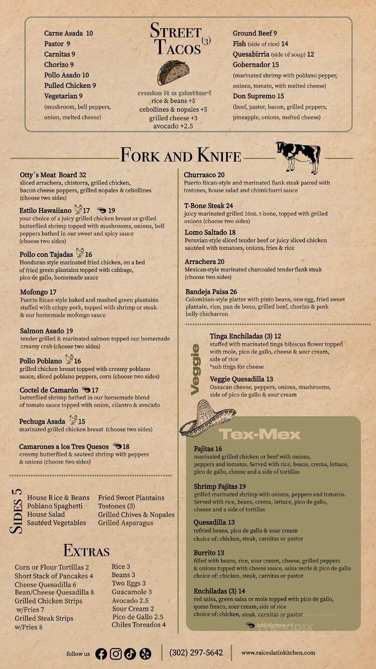 Menu page 2