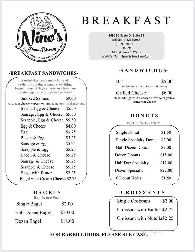 Menu page 2