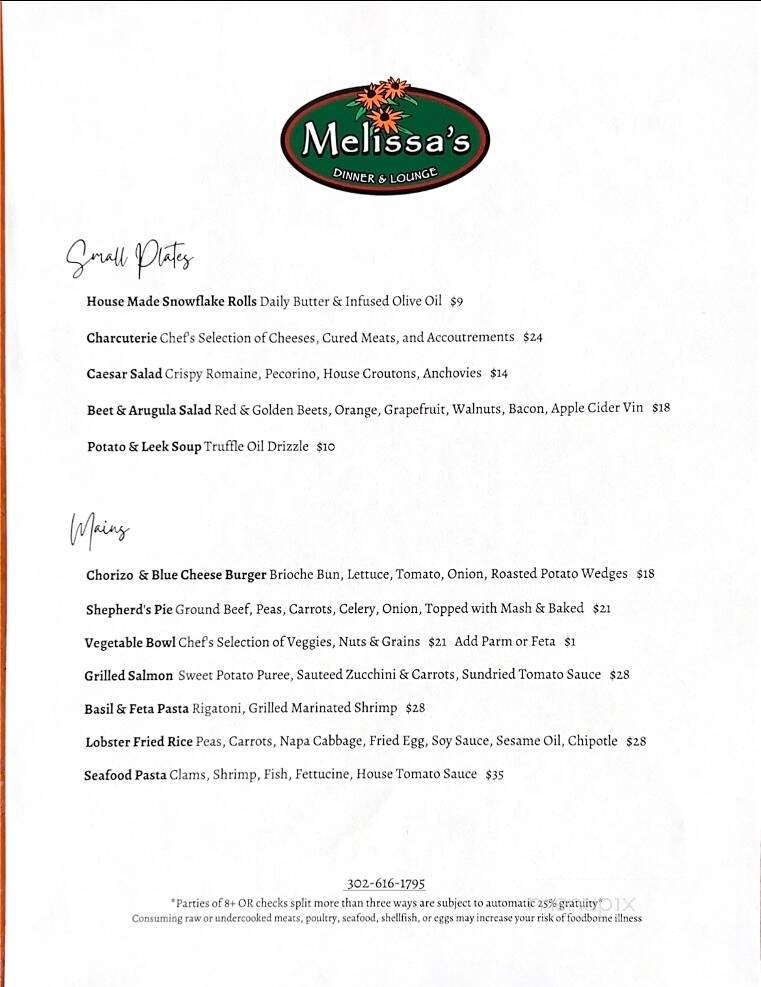 Menu page 2