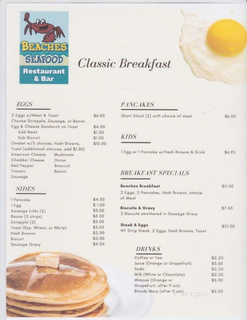 Menu page 1