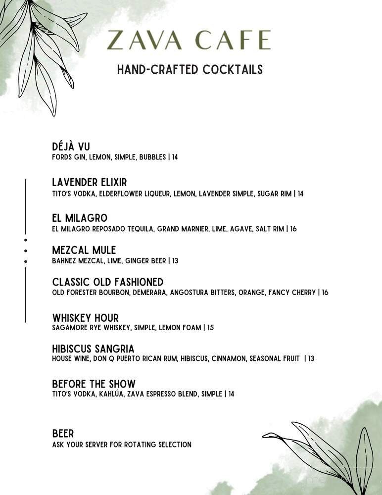 Menu page 4
