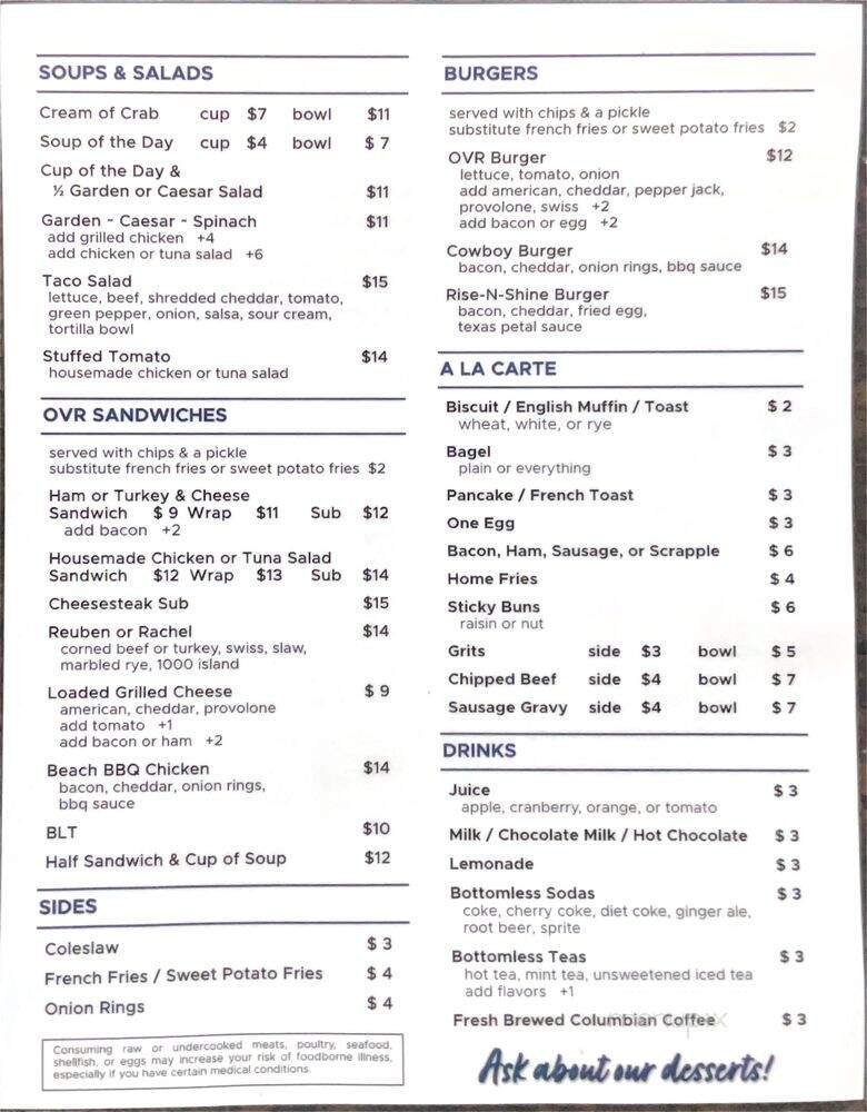 Menu page 2