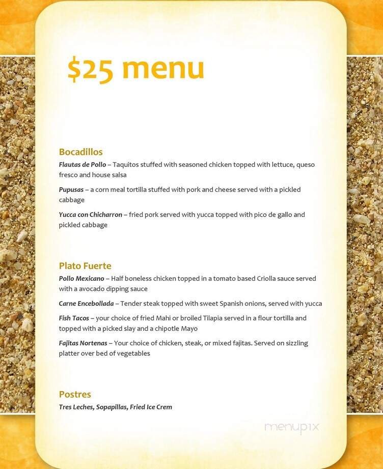 Menu page 6