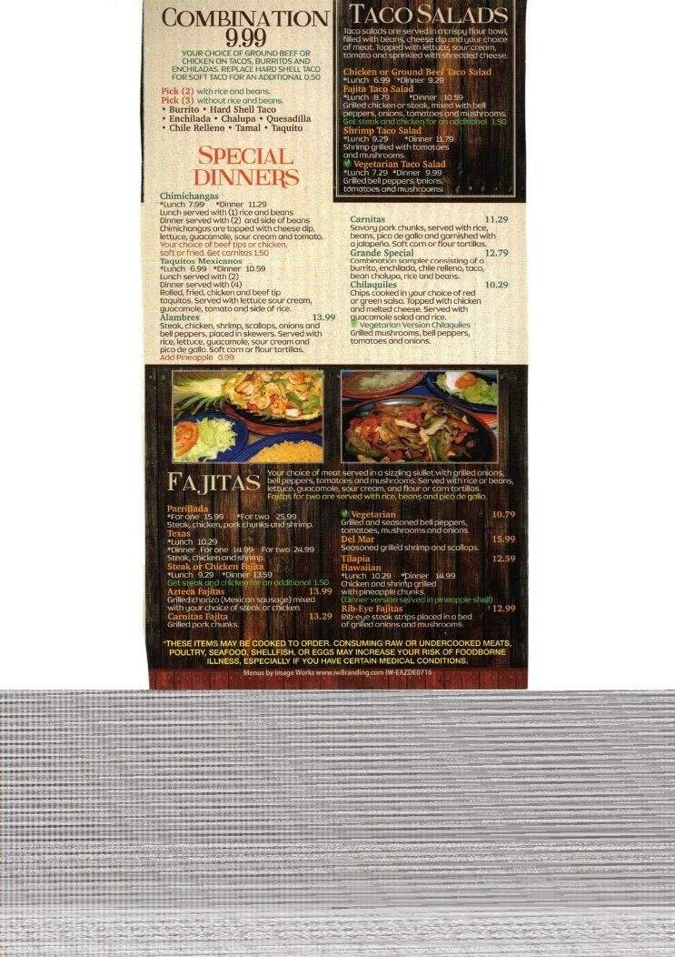 Menu page 5