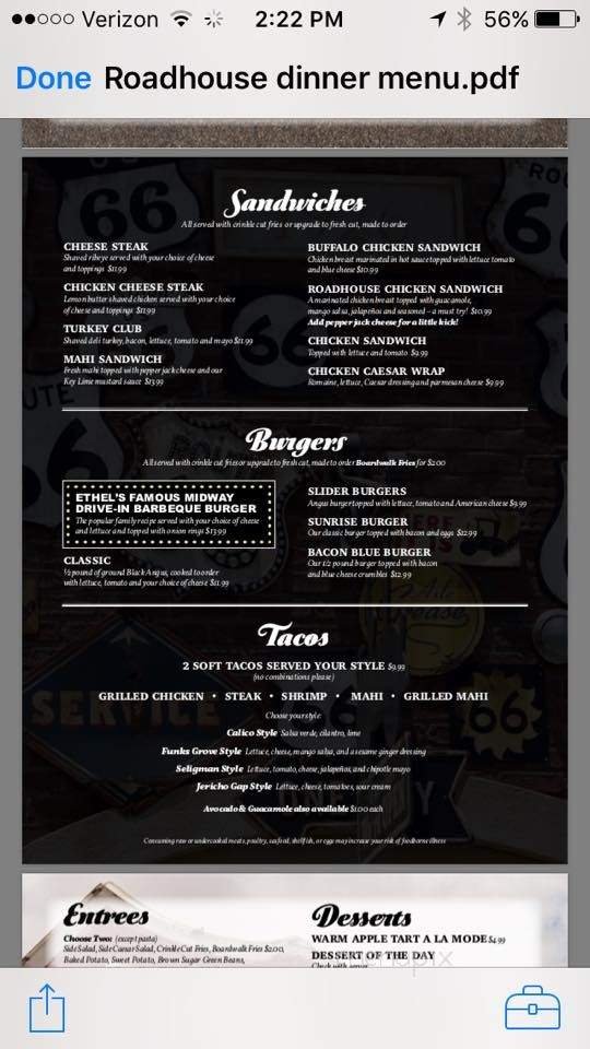 Menu page 4