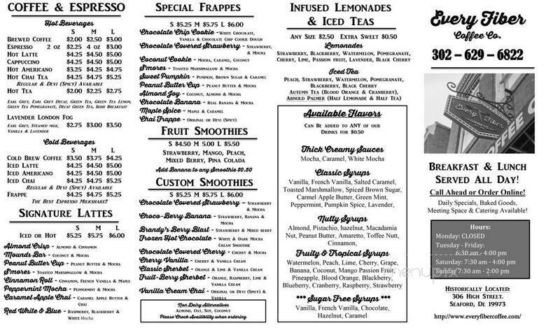 Menu page 1