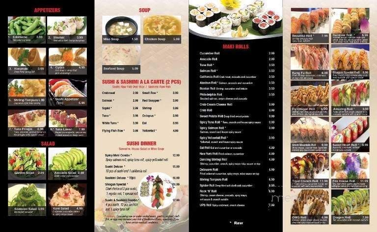 Menu page 3