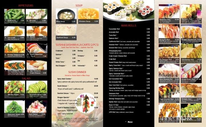 Menu page 7