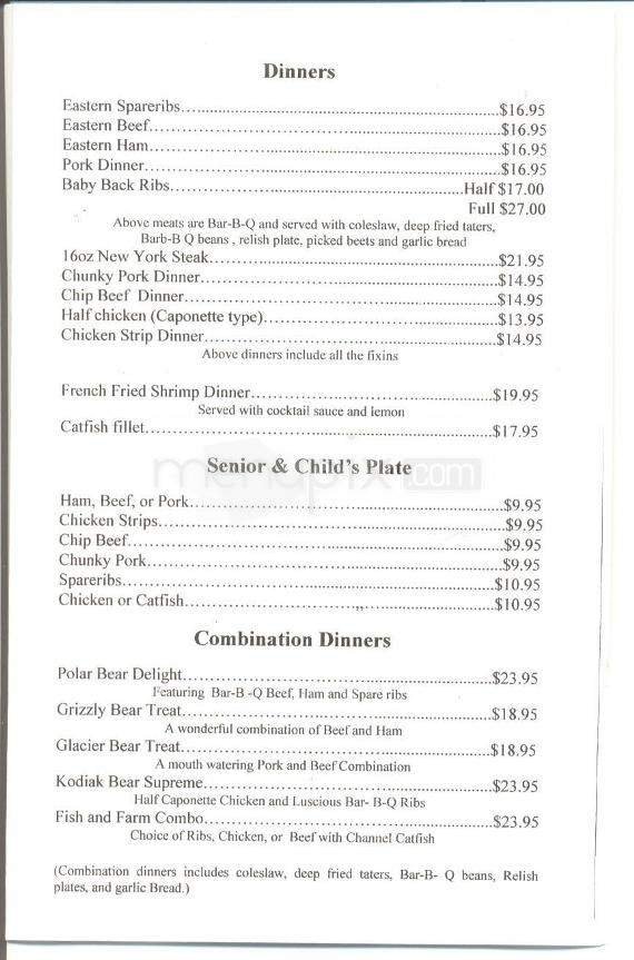 Menu page 3