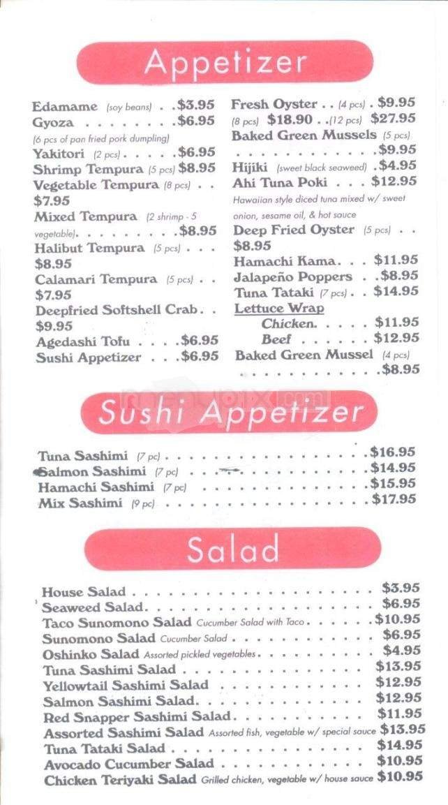 Menu page 2