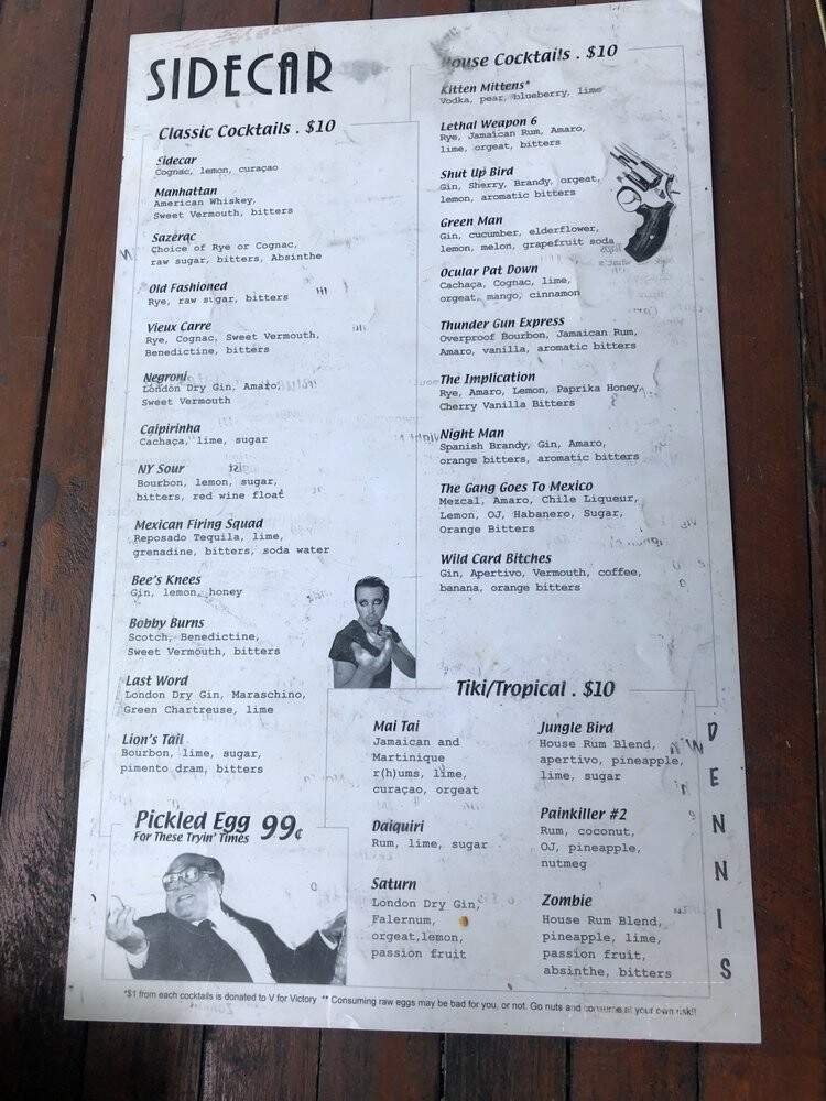 Menu page 1