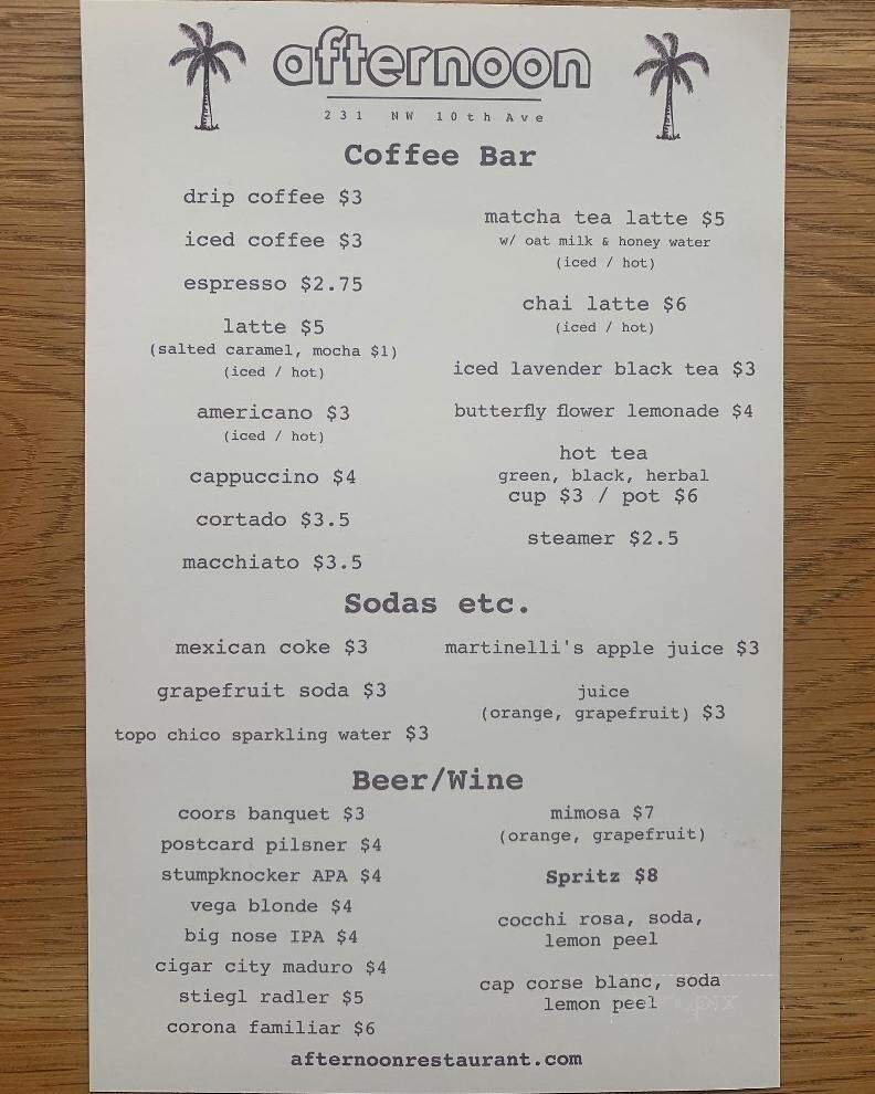 Menu page 4