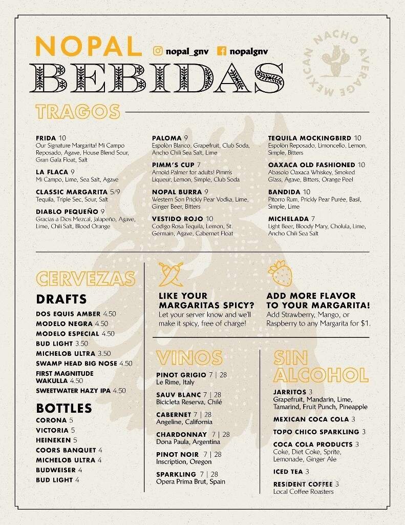 Menu page 2