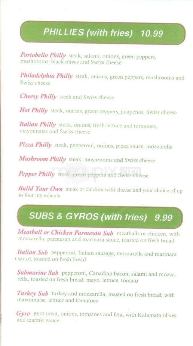 Menu page 4
