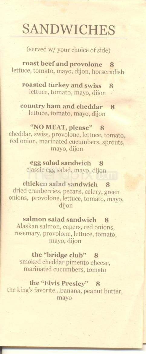 Menu page 3